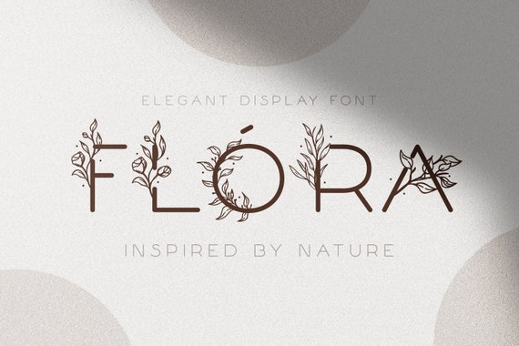 Flower Font