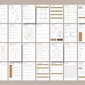 Life Coach Worksheet Bundle CANVA / Therapy Tools and Worksheets ...