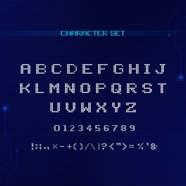 Cyber - Digital Technology Font