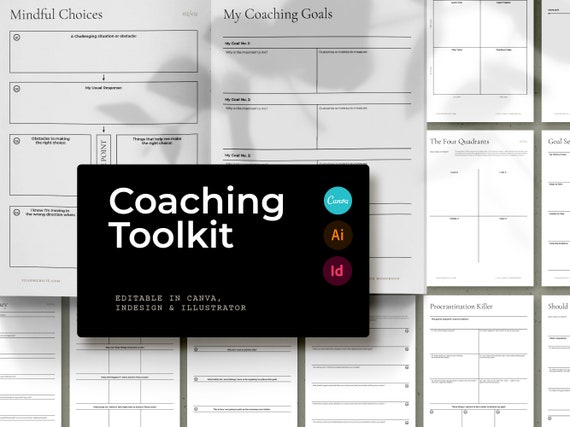 BRANDABLE Coaching Template Toolkit / Therapy Tools and - Etsy