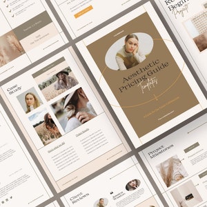 Guia de boas-vindas e preços do cliente CANVA / Modelos de integração do cliente / Modelos Canva para treinadores e criativos