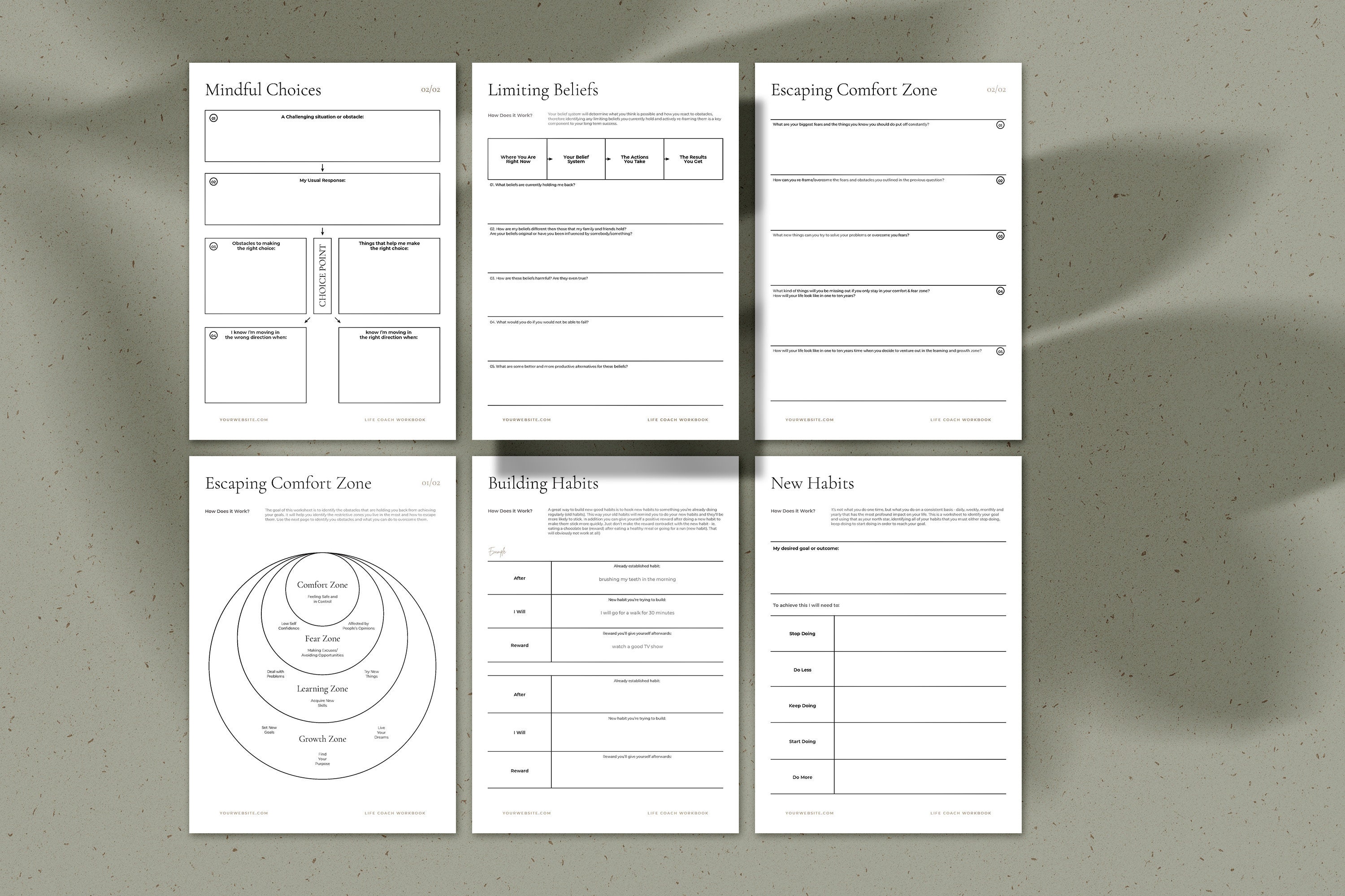 BRANDABLE Coaching Template Toolkit / Therapy Tools and - Etsy