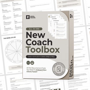 New Coach Welcome Kit, New Coach Toolbox, Coaching Agreement, Coaching Invoice, Coaching Planner & Tracker