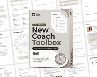 New Coach Welcome Kit, New Coach Toolbox, Coaching Agreement, Coaching Invoice, Coaching Planner & Tracker