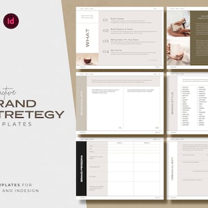 Interactive Branding Workbook / Brand Designer Workbook Templates / Logo Designer Workbook Templates /