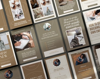 CANVA Aesthetic Pinterest Vorlagen / Feminine Pinterest Vorlagen / Pinterest Pin Vorlagen / Pinterest Canva Vorlagen