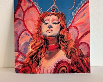 Chappell Roan Schmetterling Kunstdruck – Rosa Pastell Kunstwerk
