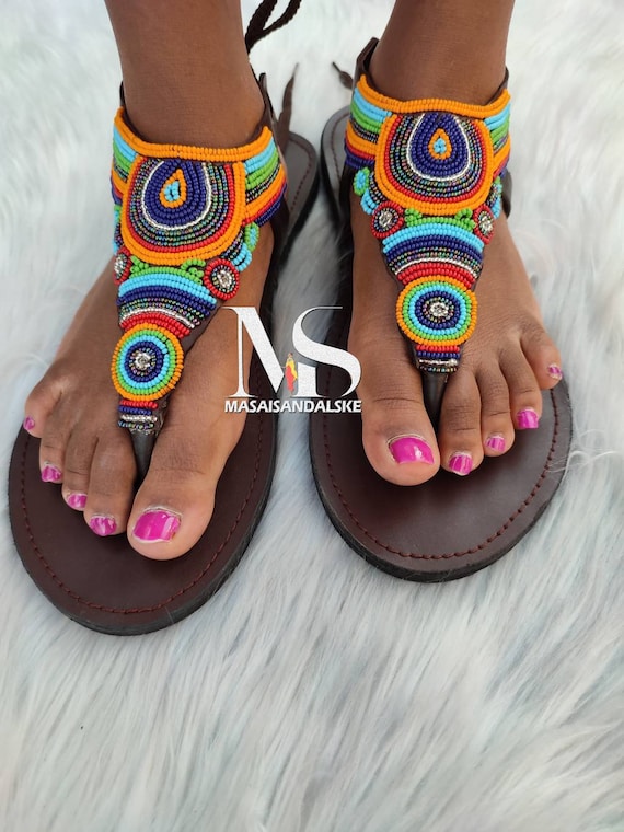 Buy Multicoloured Flat Sandals for Women by Indie Picks Online | Ajio.com