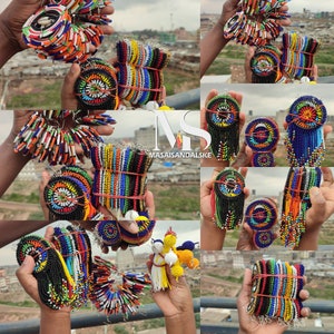 Wholesale Maasai earrings / African beaded earrings / Maasai earrings /wholesale Beaded earrings / African jewelry / African Masai earrings