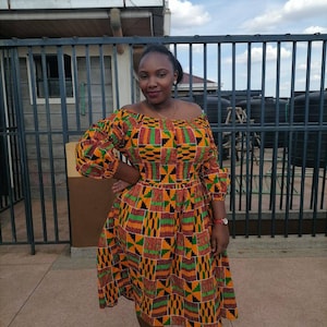 kente cloth dress