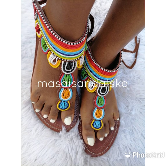 ON SALE African Gladiators Sandals Sandals for Women bohemian Sandals Summer Sandals leather Sandals Maasai Sandals Kenyan Shoes Etsy