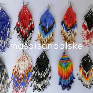 Wholesale earrings , maasai earrings , African beaded earrings , zulu jewelry , assorted earrings , colorful earrings , gift earrings