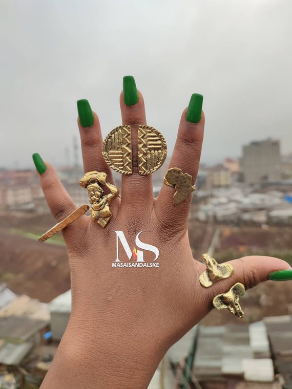 Large brass rings deals