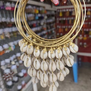 Beaded necklace , cowrie shells necklace , bib necklace , cowrie necklace , maasai necklace with cowrie shells , Gift for her , valentine