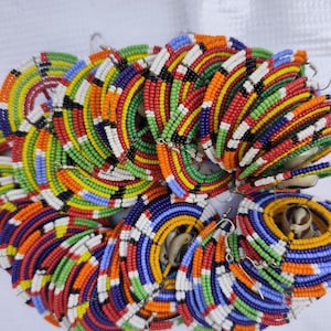 Wholesale Maasai earrings / African beaded earrings / Maasai earrings /wholesale Beaded earrings / African jewelry / African Masai earrings