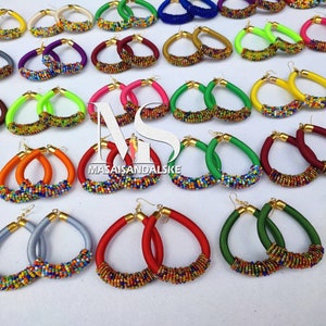 Wholesale earrings , Masai earrings , colorful Masai earrings , women jewelry , Assorted earrings