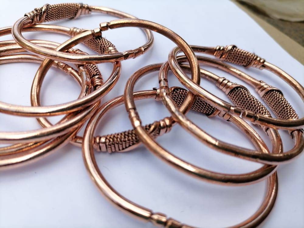 African Copper Bracelets Wholesale Copper Bracelets Copper Etsy