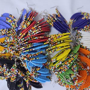 Wholesale Maasai earrings / African beaded earrings / Maasai earrings /wholesale Beaded earrings / African jewelry / African Masai earrings