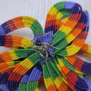 Wholesale Maasai earrings / African beaded earrings / Maasai earrings /wholesale Beaded earrings / African jewelry / African Masai earrings
