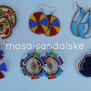 African earrings , Maasai Earrings , Handmade earrings , women earrings , cowrie shell earrings , zulu jewelry , assorted earrings