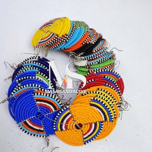 Wholesale earrings , Masai earrings , colorful Masai earrings , women jewelry , Assorted earrings
