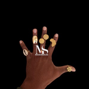 5 Brass rings, Adjustable rings, cuff rings, African Rings,Brass rings,Brass jewelry, Jewelry, Statement rings, Ring, African Jewelry, Gifts