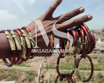 Unisex Aluminum Coated Brass Bracelets, African Jewelry