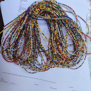 20 Waist beads ON SALE Waist Beads clasps Waist Beads, Stomach Beads, Waist Beads, Africa Waist Beads , Waist Beads, multicolor Waist Bead