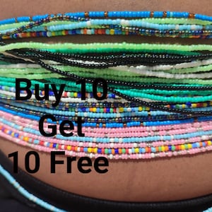 Buy 10 get 10 FREE ON SALE Waist Beads clasps Waist Beads, Stomach Beads, Waist Beads, Africa Waist Beads, Waist Beads, Plus Size Waist Bead