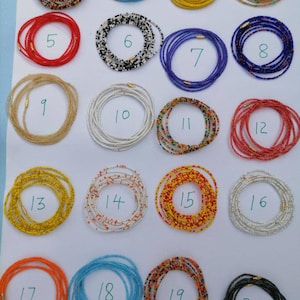 ON SALE Waist Beads clasps Waist Beads, Stomach Beads, Waist Beads, Africa Waist Beads, screw Waist Beads, Plus Size Waist Beads