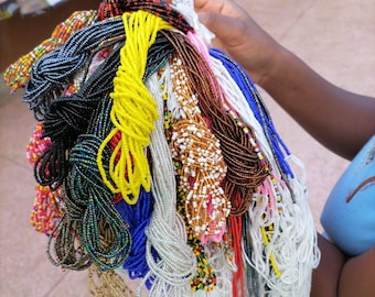 100 Wholesale waist beads / Waist beads / African waist beads / Cotton thread waist jewelry / Waist beads set of 100 / Waist jewelry
