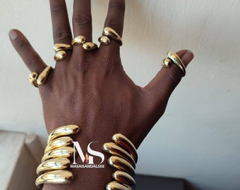 5-African brass bracelets sets , wholesale brass rings Brass jewelry , wholesale brass jewelry , unisex bracelets , African bracelets rings