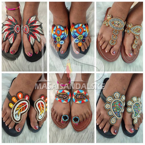 Wholesale Sandals, Maasai Sandals, Women Sandals , Summer Sandals , Bulk  Sandals , Kenyan Sandals , Gladiator Sandals 