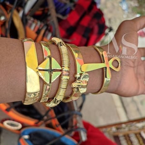 5 African brass bracelets , wholesale brass bracelets , African Brass jewelry ,wholesale brass jewelry, unisex bracelets , African bracelets