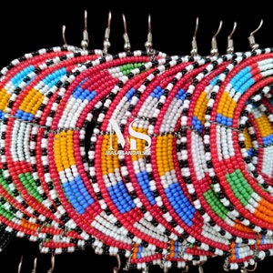 Wholesale maasai earrings , African beaded earrings , colorful earrings , zulu jewelry assorted earrings , gift for her