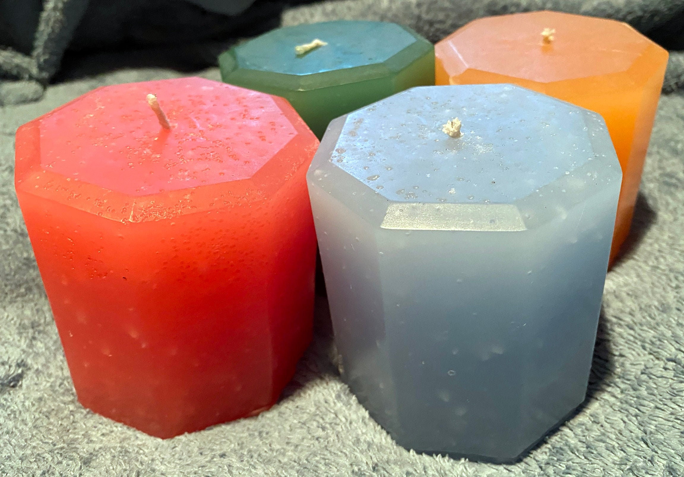 Vanillascented Pillar Candles Etsy