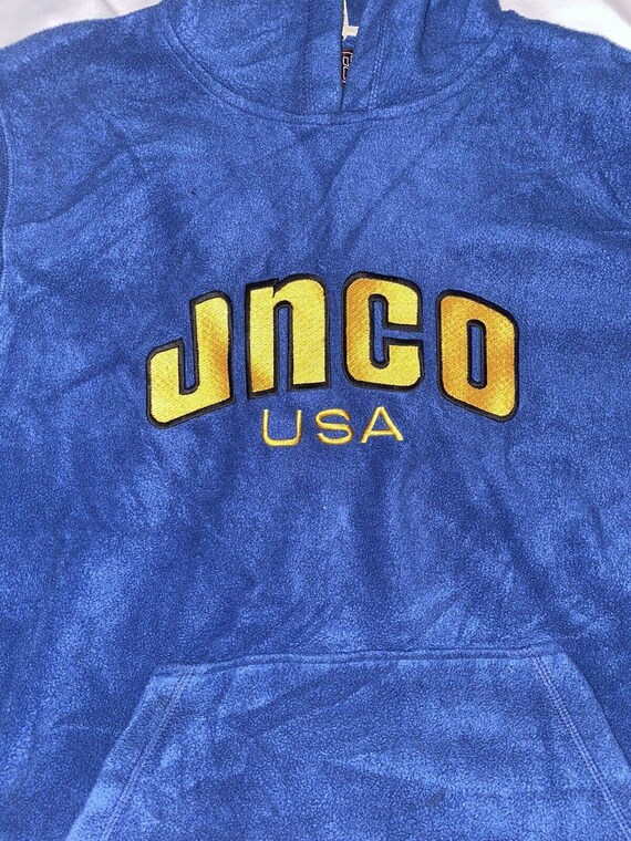 Vintage JNCO JEANS USA Pullover Hoodie Sweatshirt Size Large Blue 90s Etsy UK