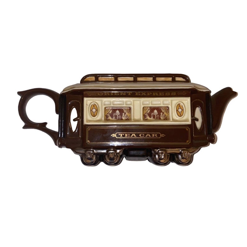The Teapottery Teapot Pullman Carriage Orient Express Tea Car Limited