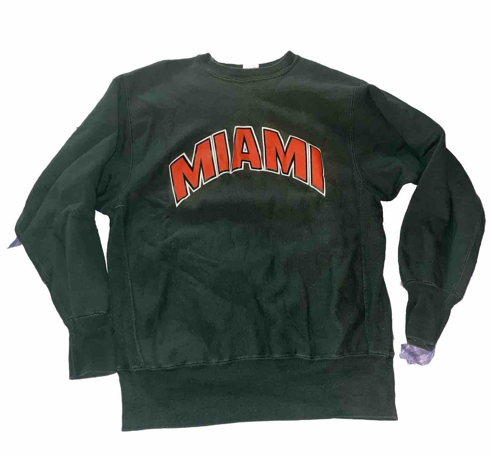 Miami hurricanes champion sweatshirt hotsell