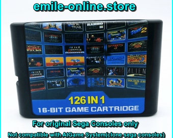 126 in 1 for Sega Megadrive Genesis Game card