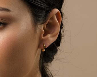 Mini Hoops - 18K Gold Vermeil