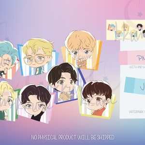 BTS png jpeg  / Cute TinyTan BTS  / KPOP / SuperCool