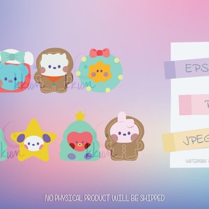 BTS bt21  png eps jpeg  / Cute BTS  / KPOP