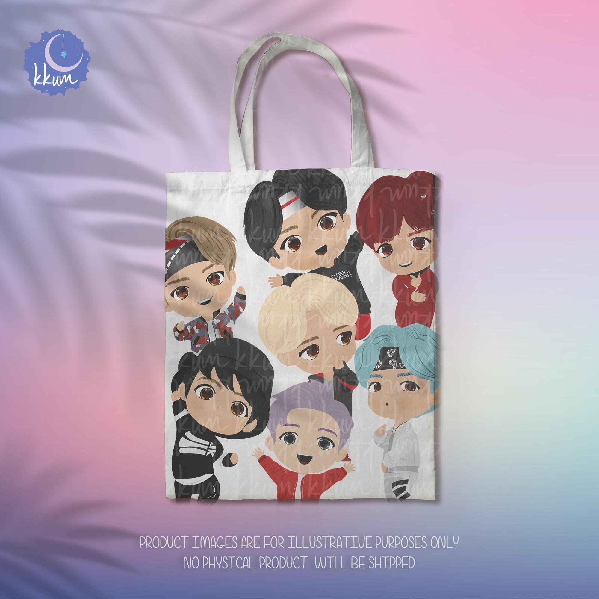 BTS Members Tinytan PNG Digital Download | KPOP Clipart Set for