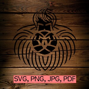 Lion Caped Man holding Core. Clip art. Physical small commercial license. svg, png, jpg, pdf