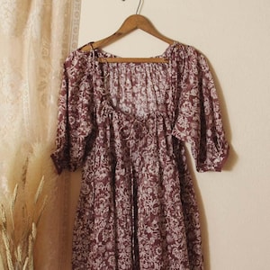 French Oversized Patchwork Fuzzy Ball Decorated Long Dresses Fall main image 1