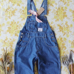 Gardeners Work Overalls Denim Jumpsuit Farm Artist Painter Gardener~ Women&#39;s X-Small Small Medium Large & X-Large