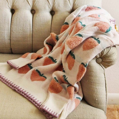 Sweet Strawberry Cozy Knit Hygge Soft & Cuddly Retro Vintage Etsy