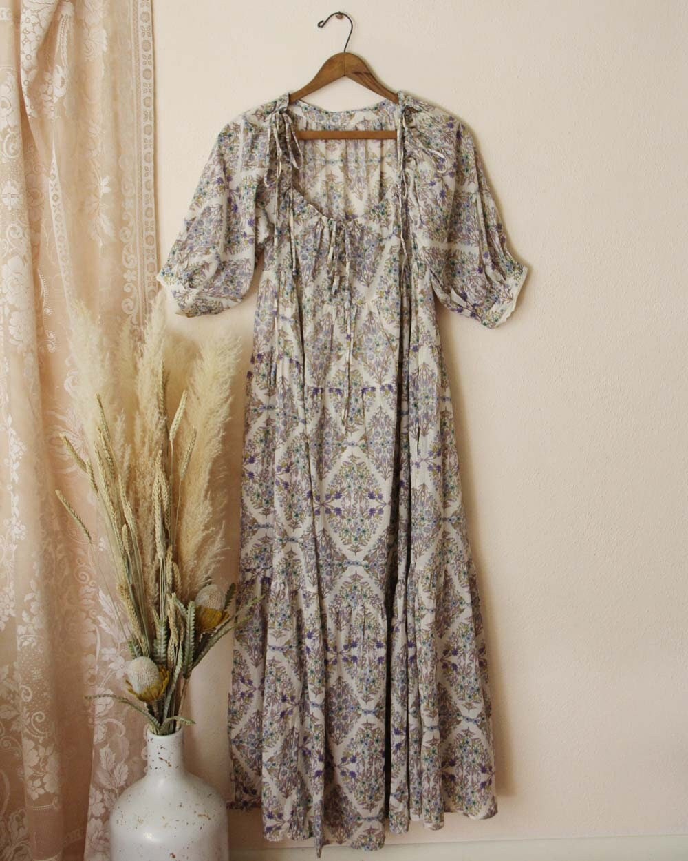Gauzy Floral Dress - Etsy Canada