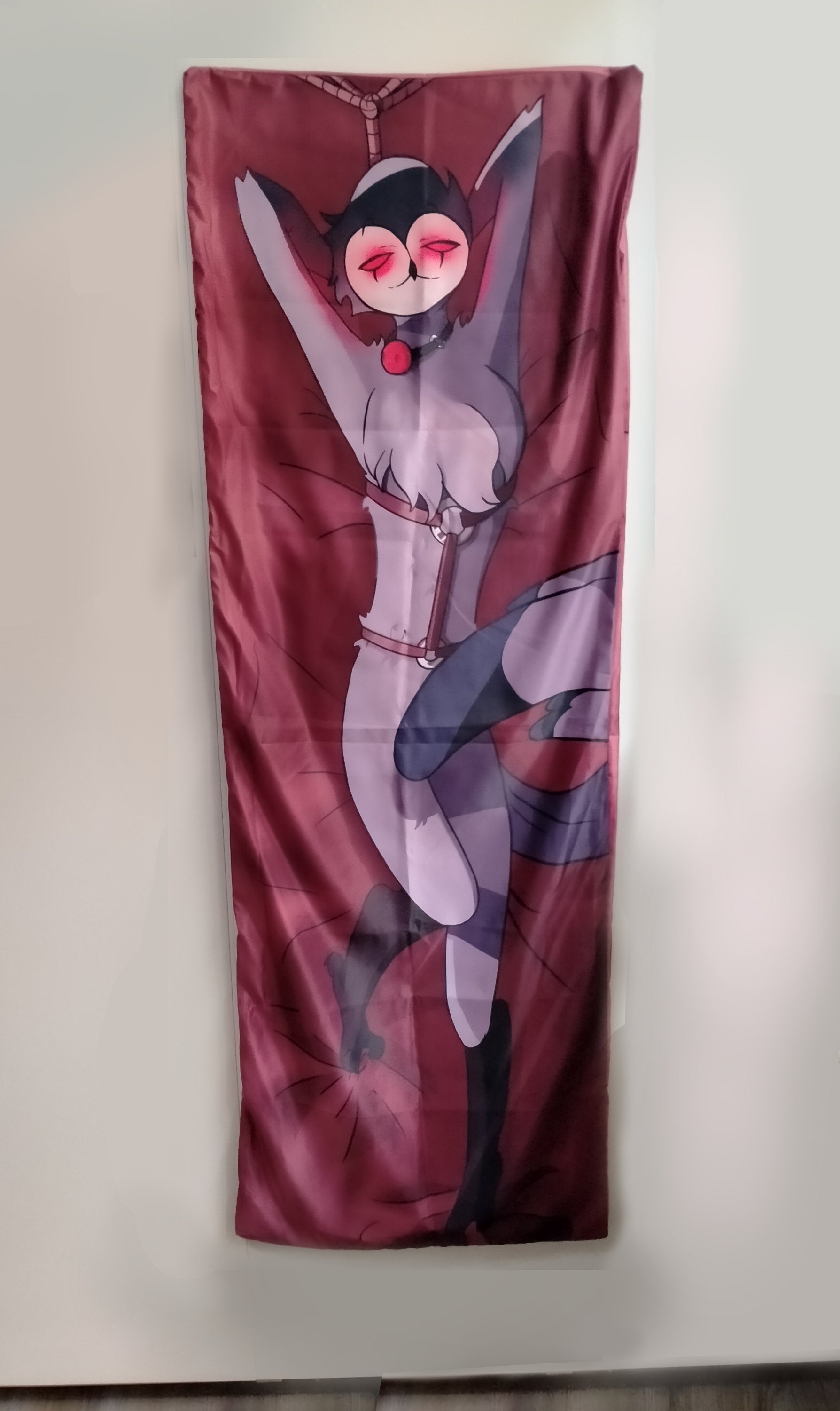 Helluva Boss Stolas big dakimakura. Furry soft body pillowcase | Etsy